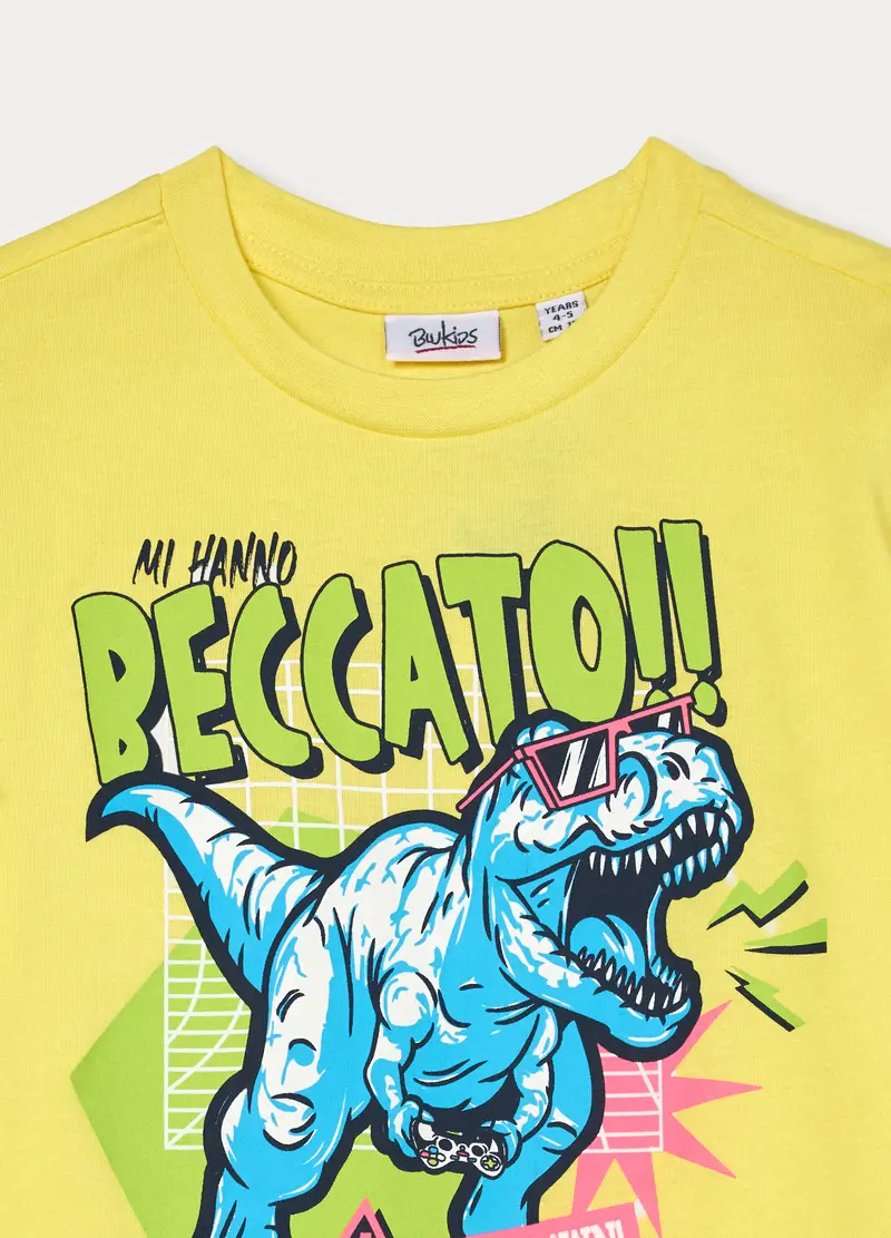 Blukids T-shirt Bambino Giallo 4318345 miniatura 3