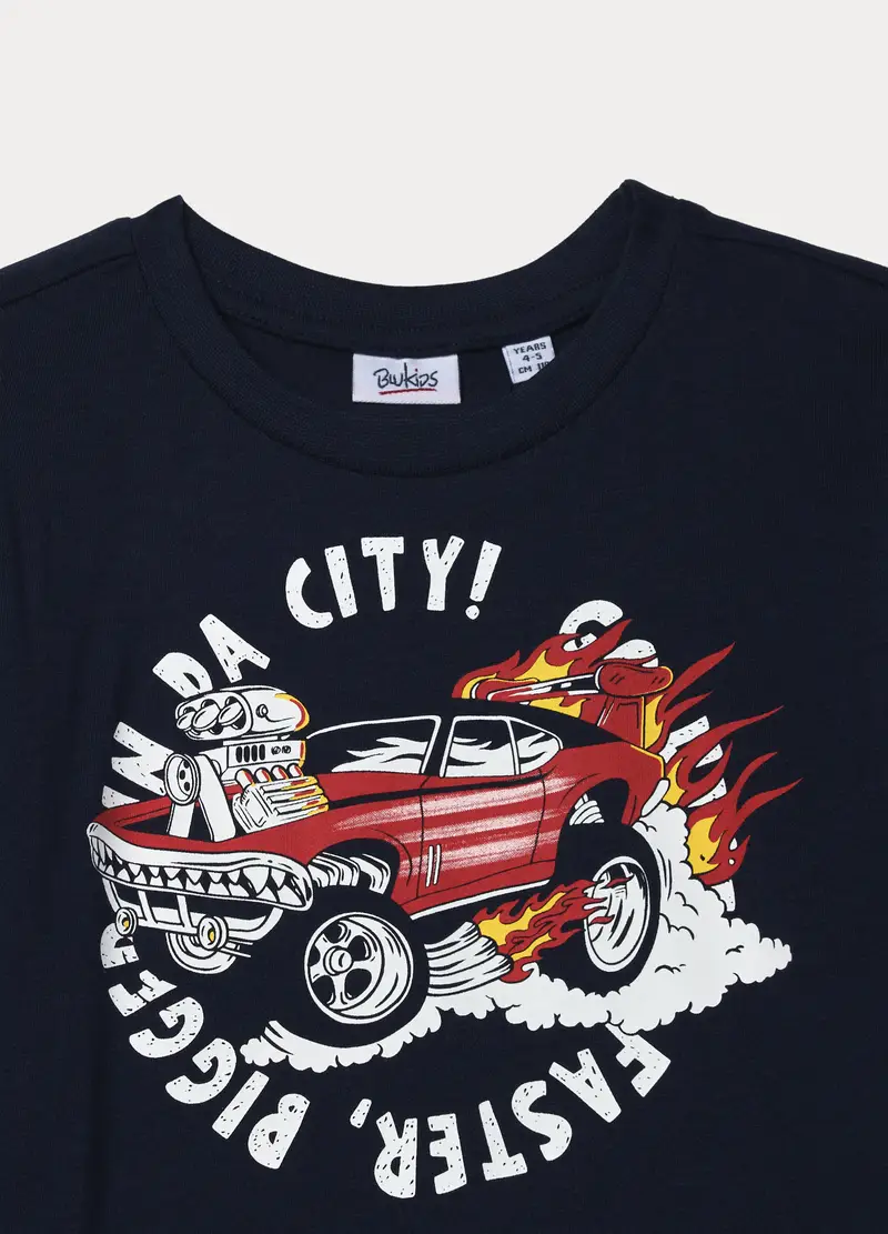 Blukids T-shirt Bambino Nero 4318346 miniatura 3