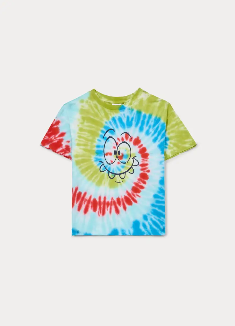 T-shirt Girocollo In Jersey Bambino, Bianco