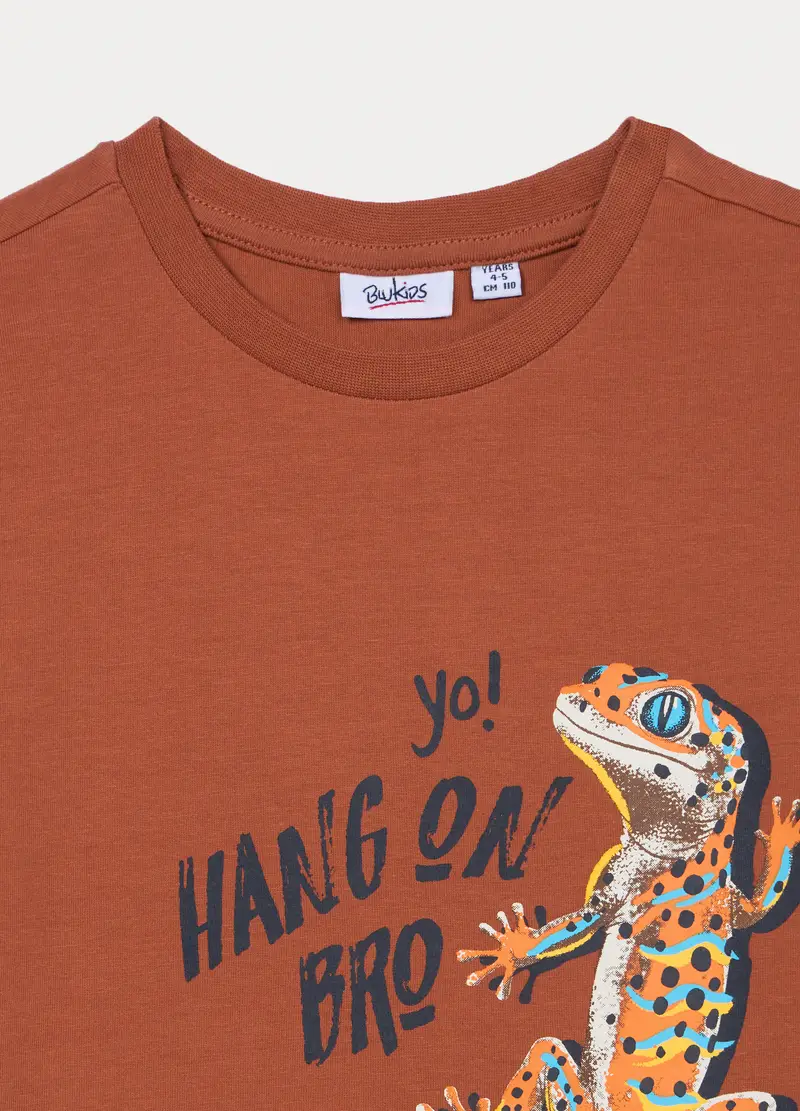 Blukids T-shirt Bambino Marrone 4350356 miniatura 3