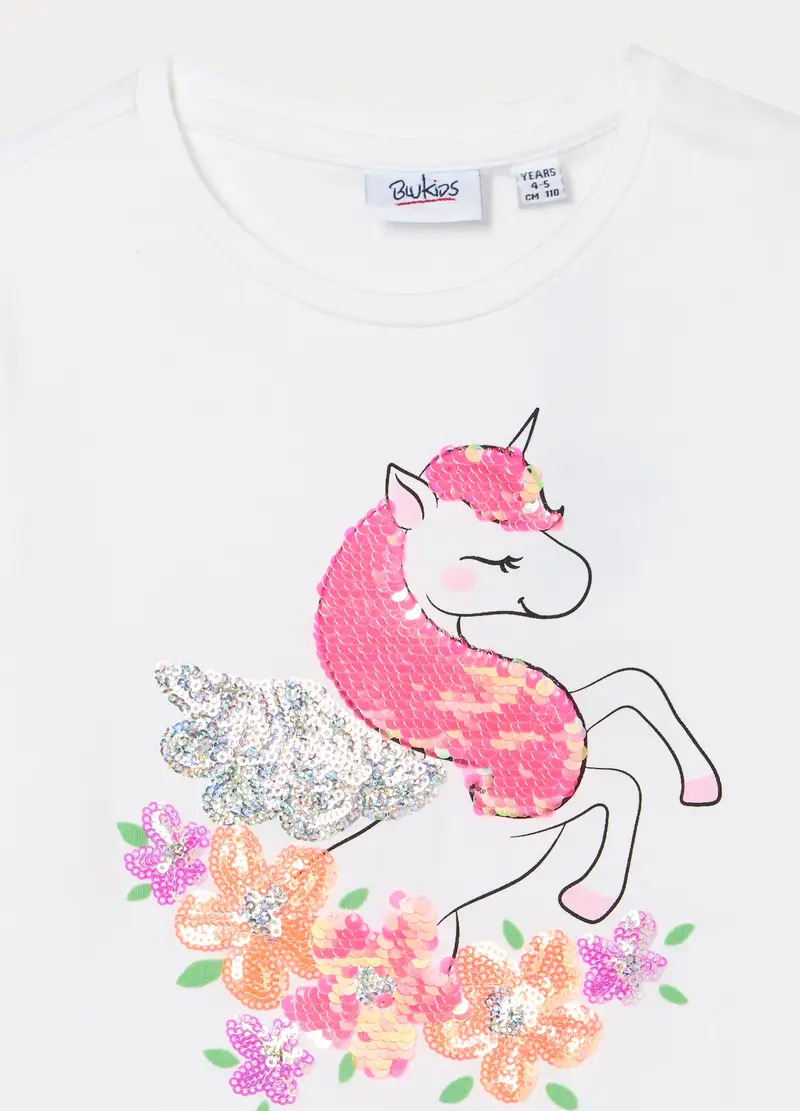 Blukids T-shirt Bambina Bianco 4330893 miniatura 3