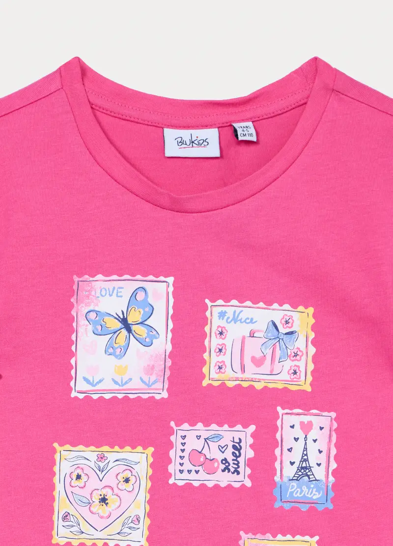 Blukids T-shirt Bambina Rosa 4350268 miniatura 3