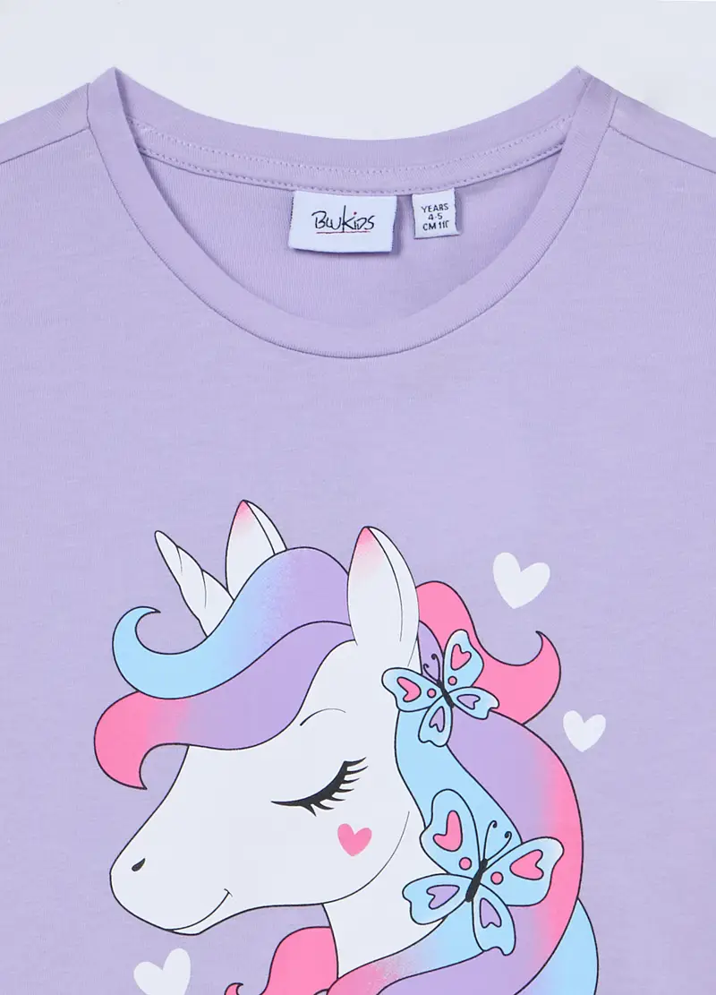 Blukids T-shirt Bambina Lilla 4350270 miniatura 3