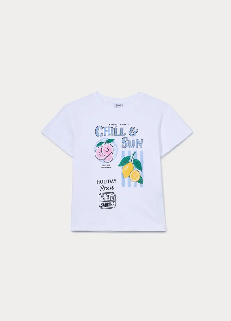 Blukids T-shirt Ragazza Bianco 4319970