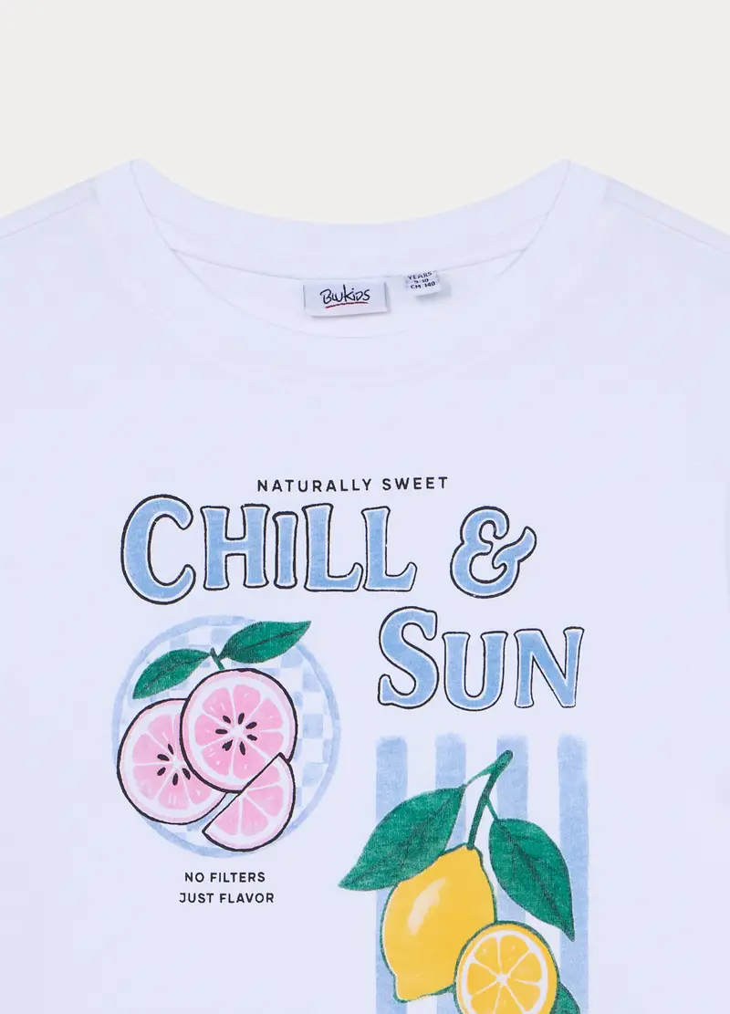 Blukids T-shirt Ragazza Bianco 4320229 miniatura 3