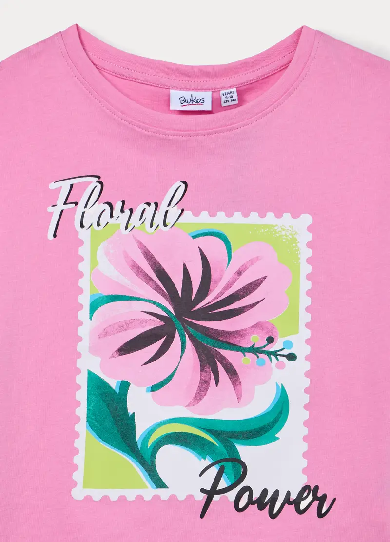 Blukids T-shirt Bambina Rosa 4350265 miniatura 3