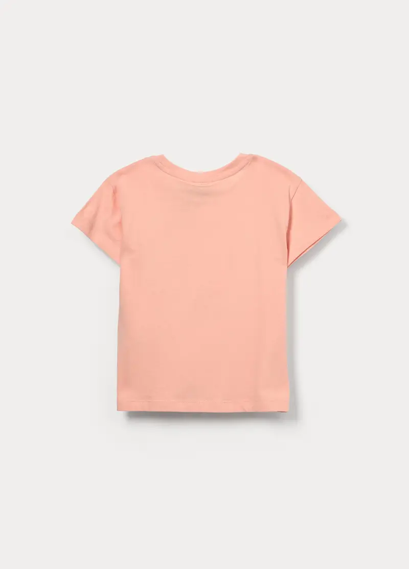 T-shirt Hello Kitty In Jersey Di Cotone Stretch Bambina, Rosa pastello miniatura 2