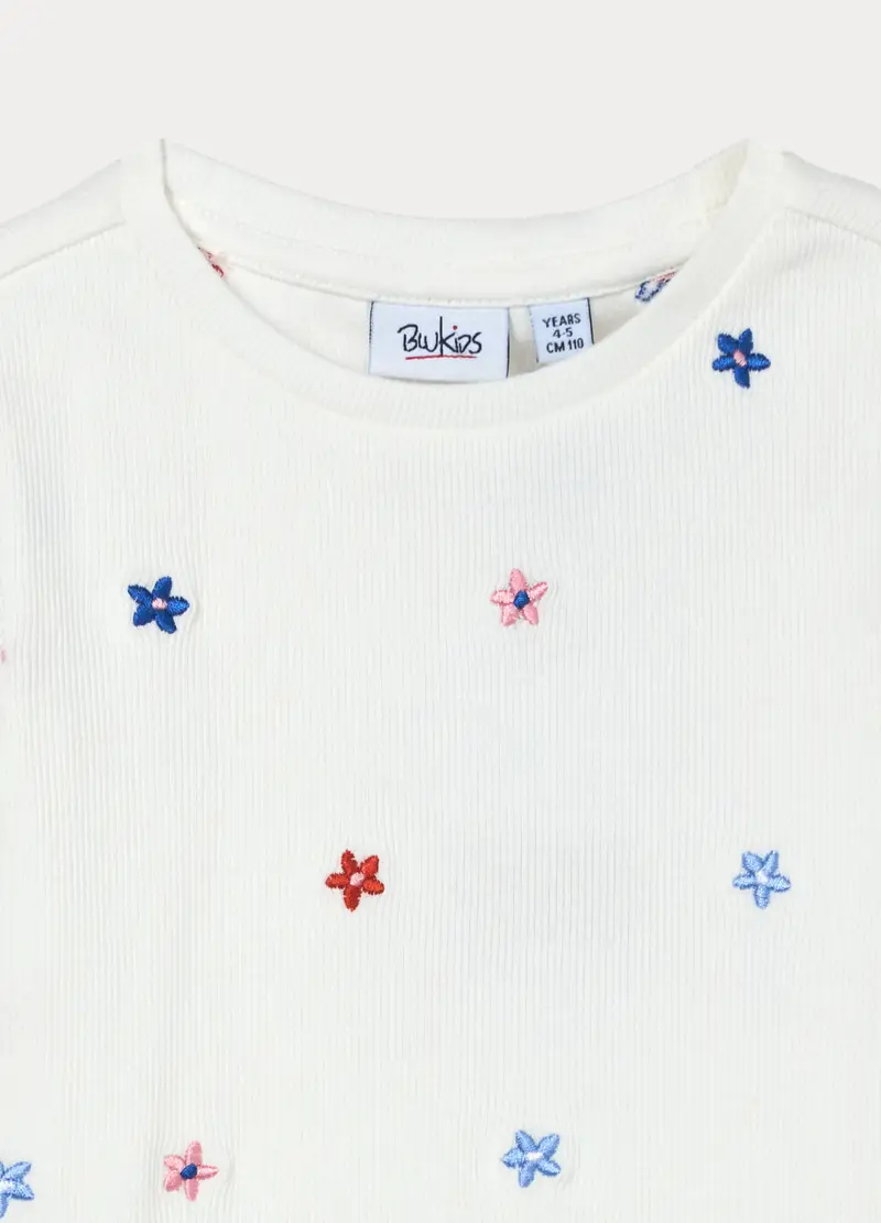 Blukids T-shirt Bambina Bianco 4318340 miniatura 3
