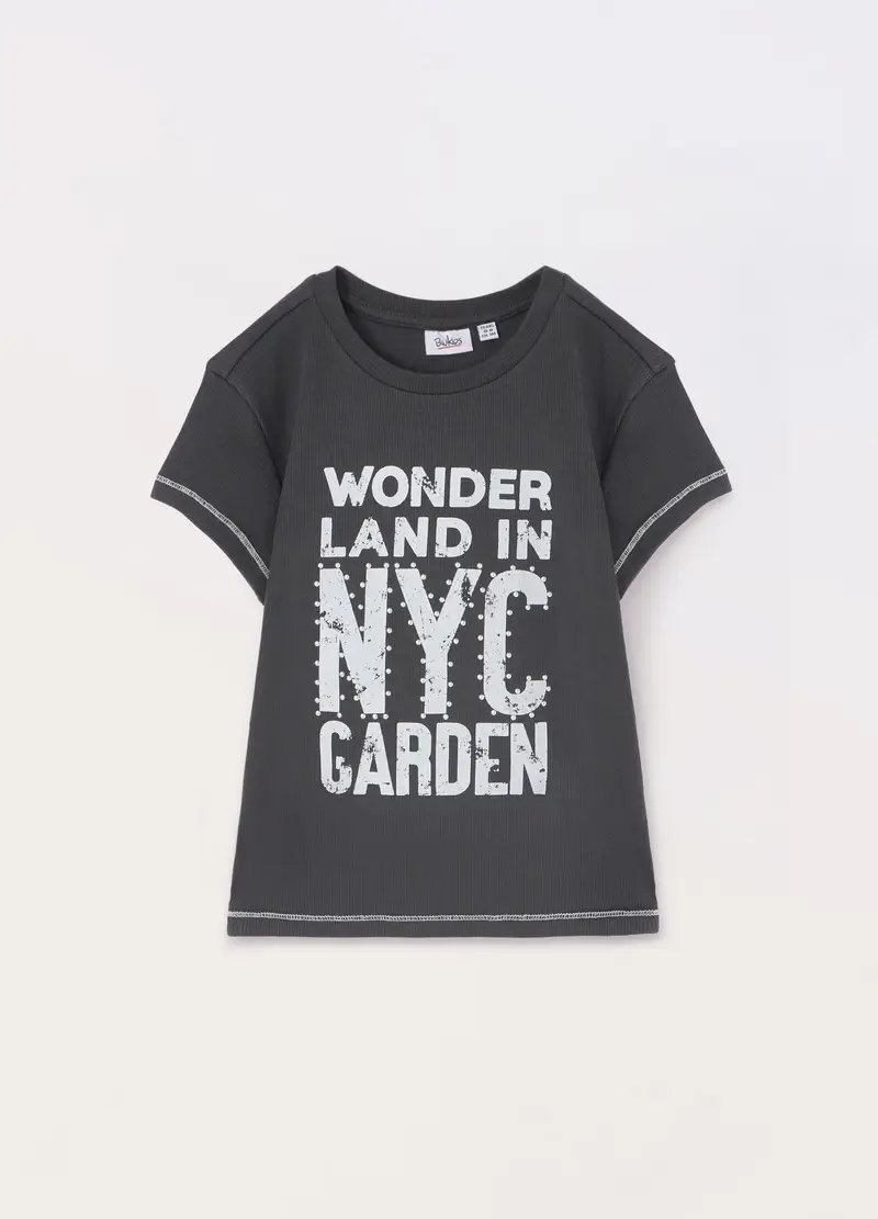 Blukids T-shirt Bambina Grigio 1304750