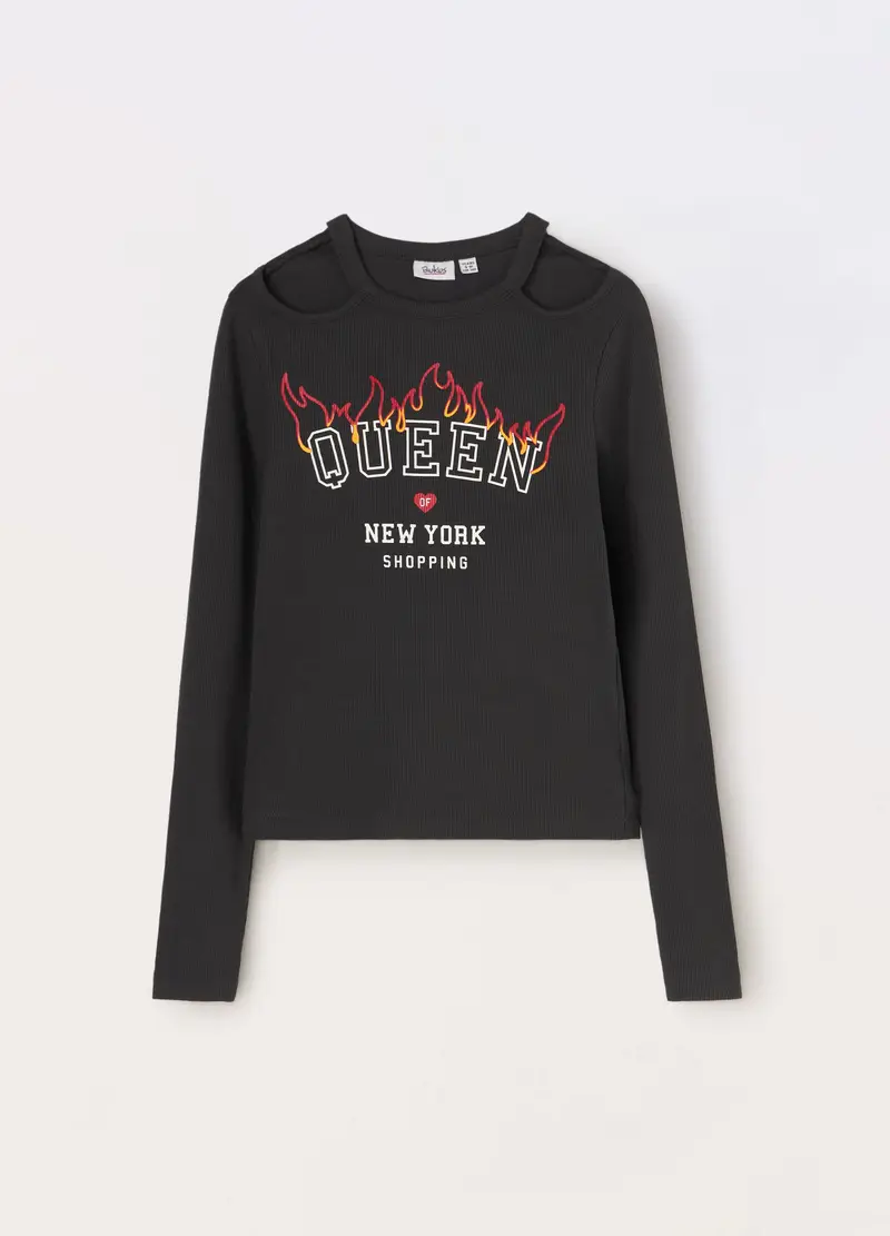 Blukids T-shirt Bambina Grigio 963912