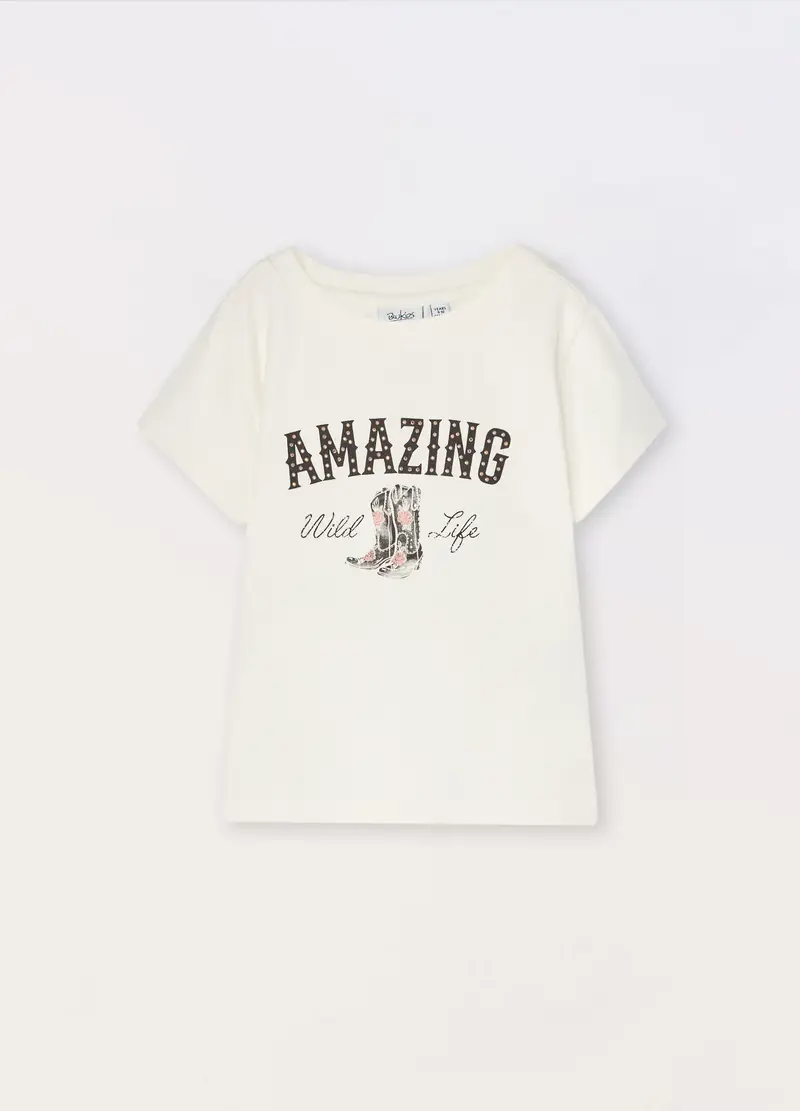 Blukids T-shirt Bambina Bianco 964471