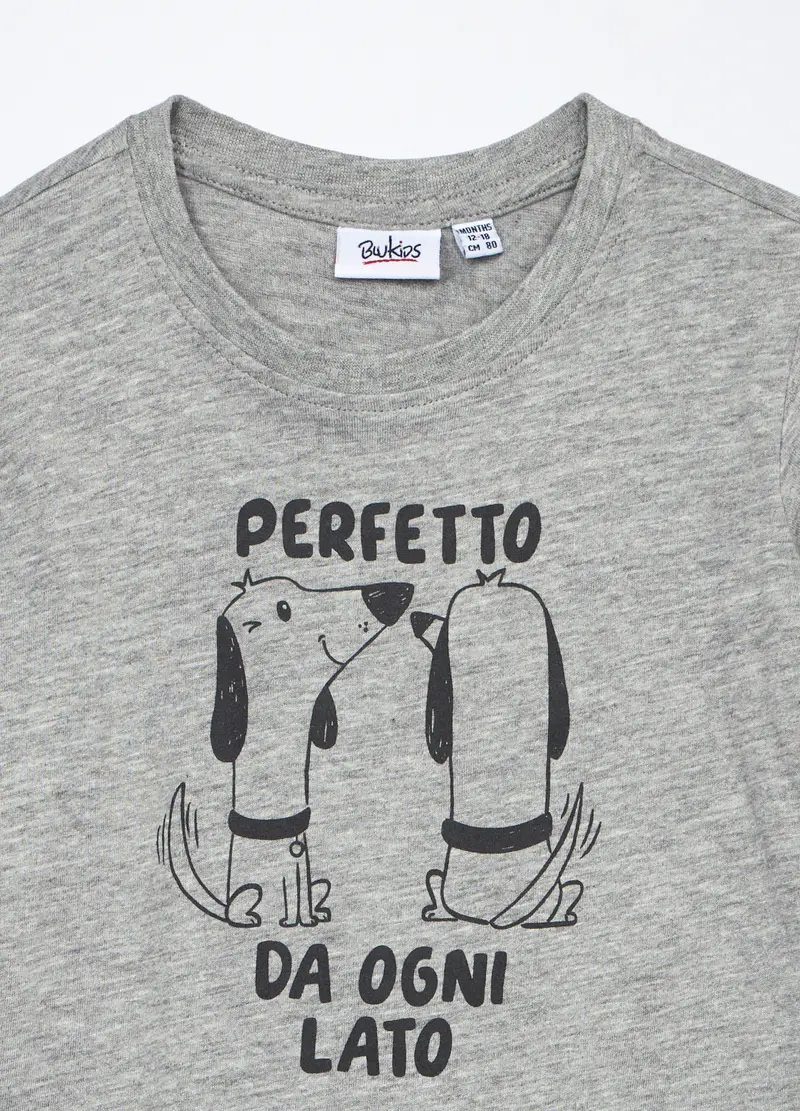 Blukids T-shirt Neonato Grigio 4288693 miniatura 3