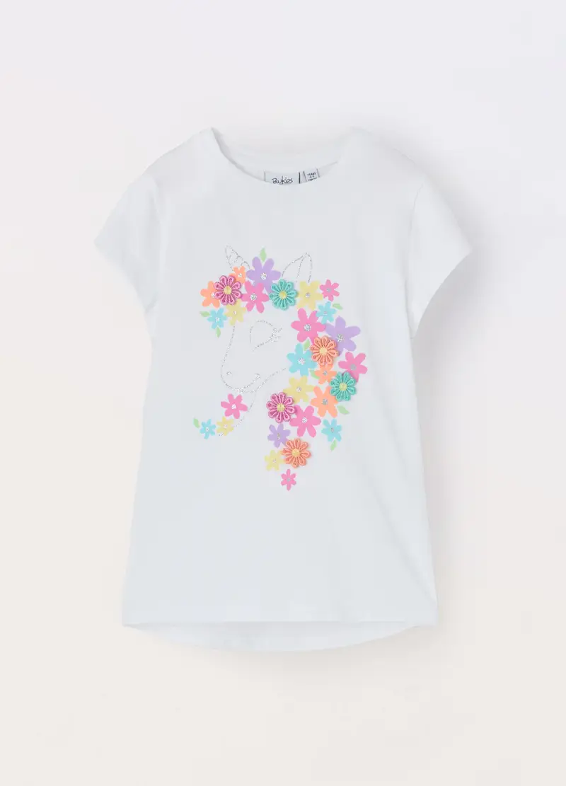 Blukids T-shirt Bambina Bianco 964372