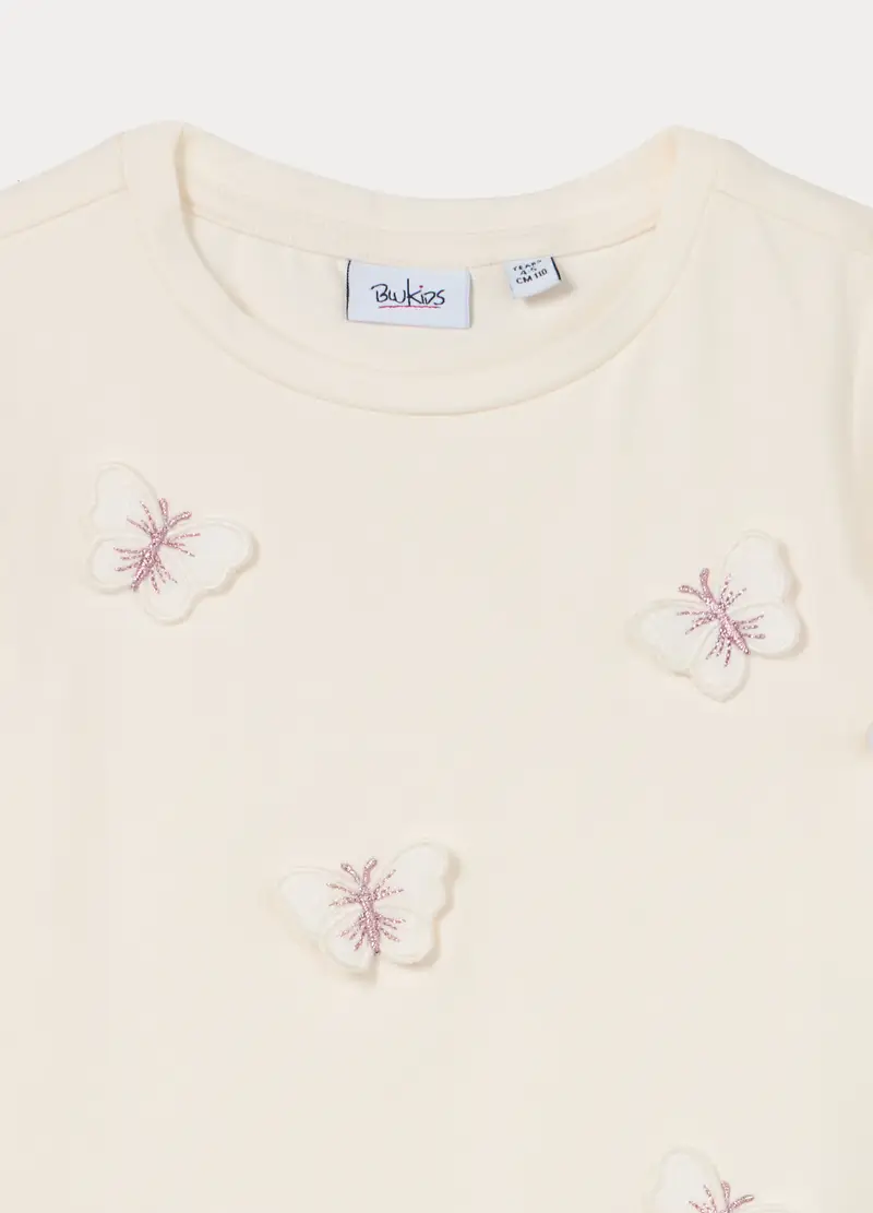 Blukids T-shirt Bambina Bianco 4318330 miniatura 3