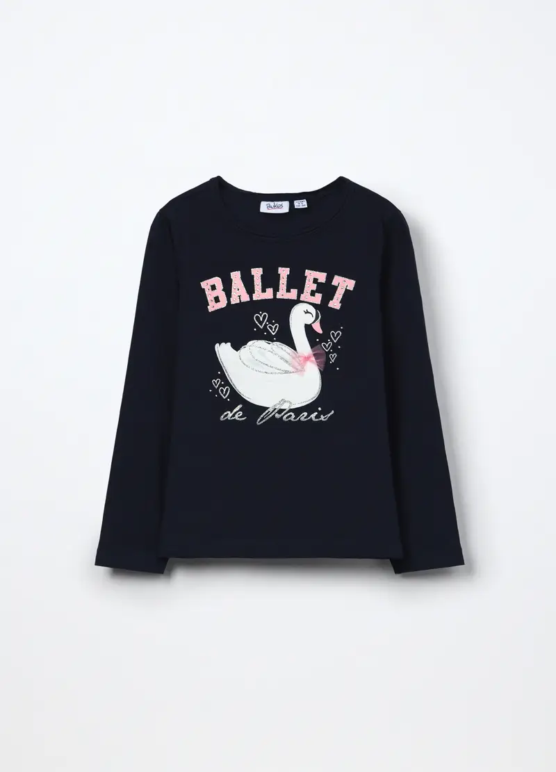 Blukids T-shirt Bambina Blu 4252267