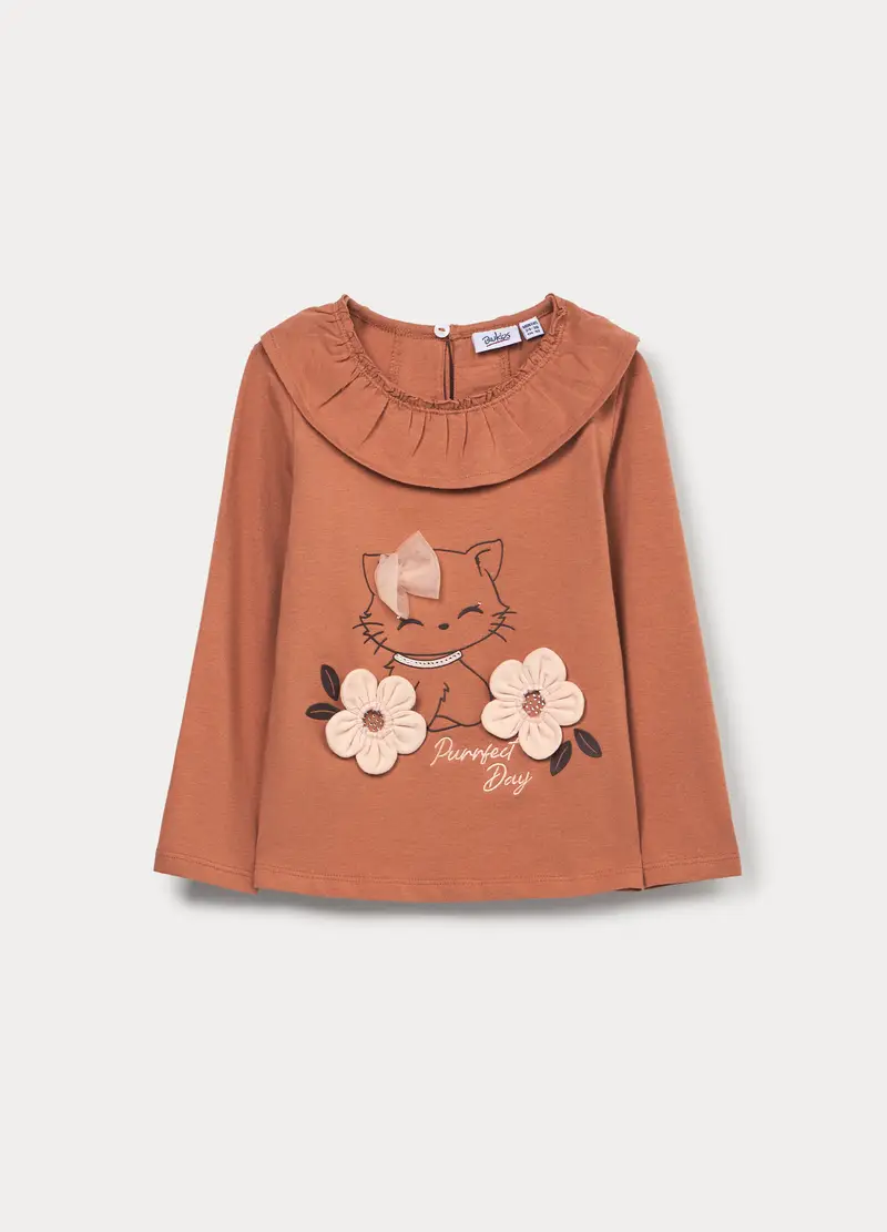 Blukids T-shirt Bambina Marrone 4350112