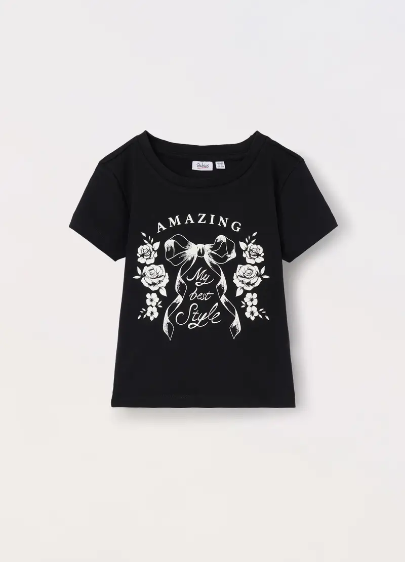 Blukids T-shirt Bambina Nero 1048664