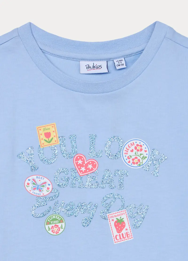 Blukids T-shirt Bambina Azzurro 4318325 miniatura 3