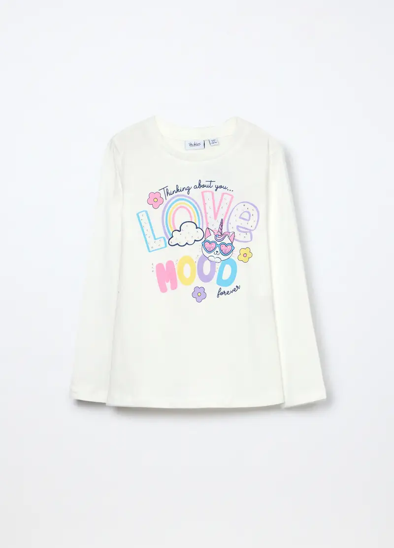 Blukids T-shirt Bambina Bianco 4287536