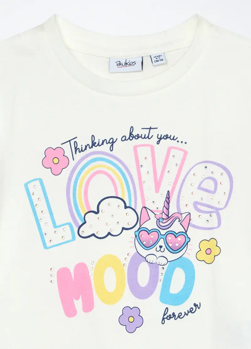 Blukids T-shirt Bambina Bianco 982401 miniatura 2