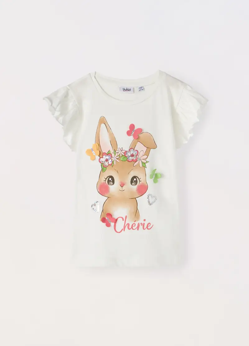 Blukids T-shirt Bambina Bianco 965350