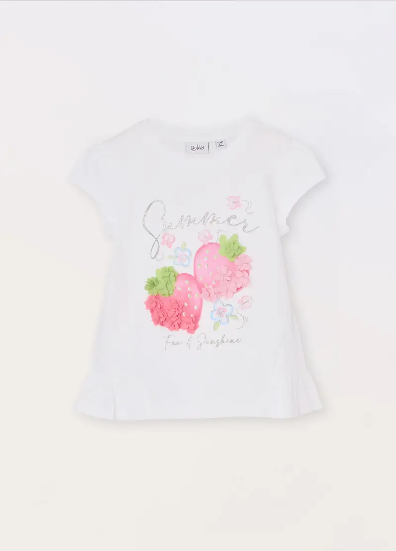 Blukids T-shirt Bambina Bianco 964894