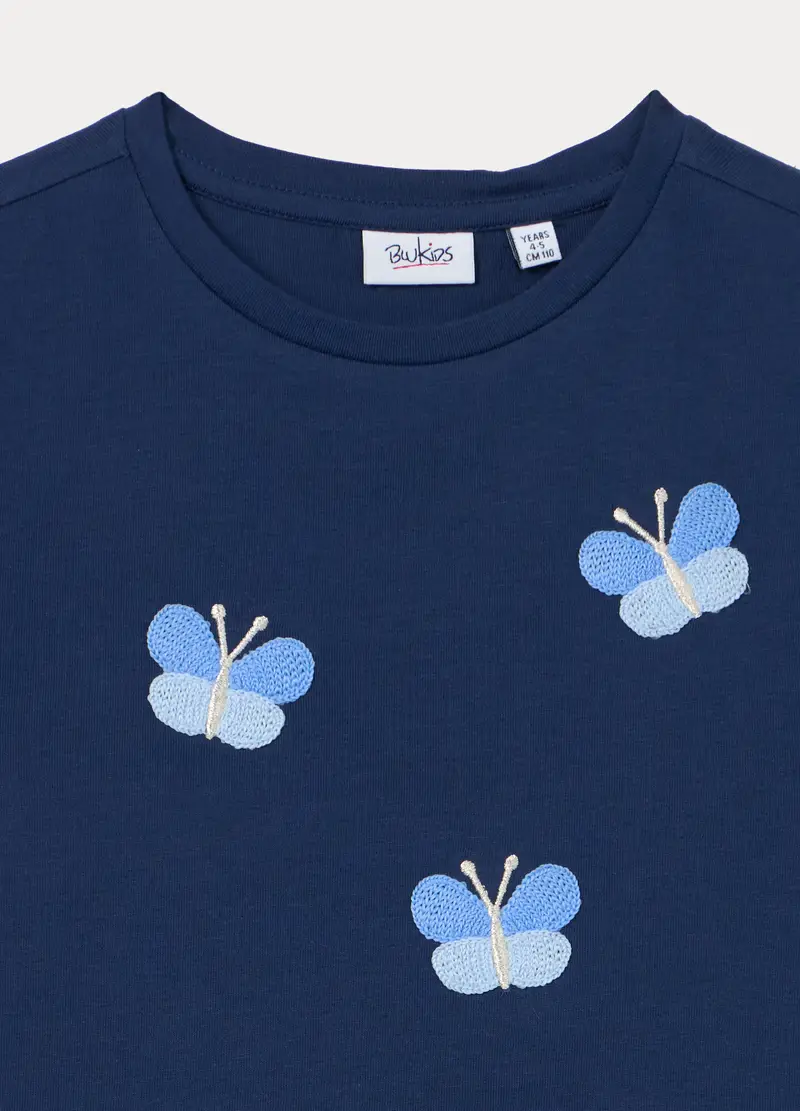 Blukids T-shirt Bambina Blu 4318317 miniatura 3