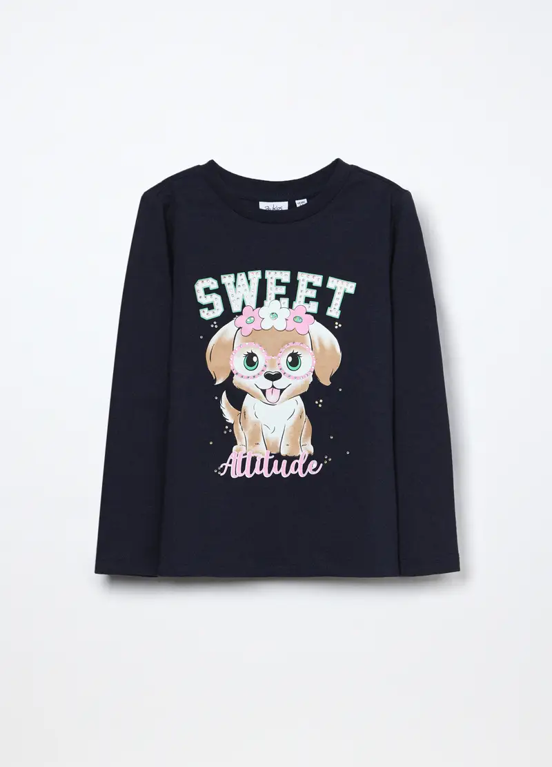 Blukids T-shirt Bambina Blu 965723