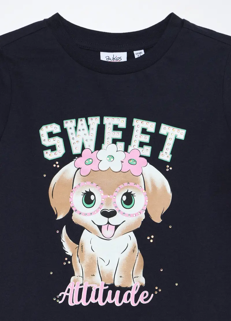 Blukids T-shirt Bambina Blu 982404 miniatura 2