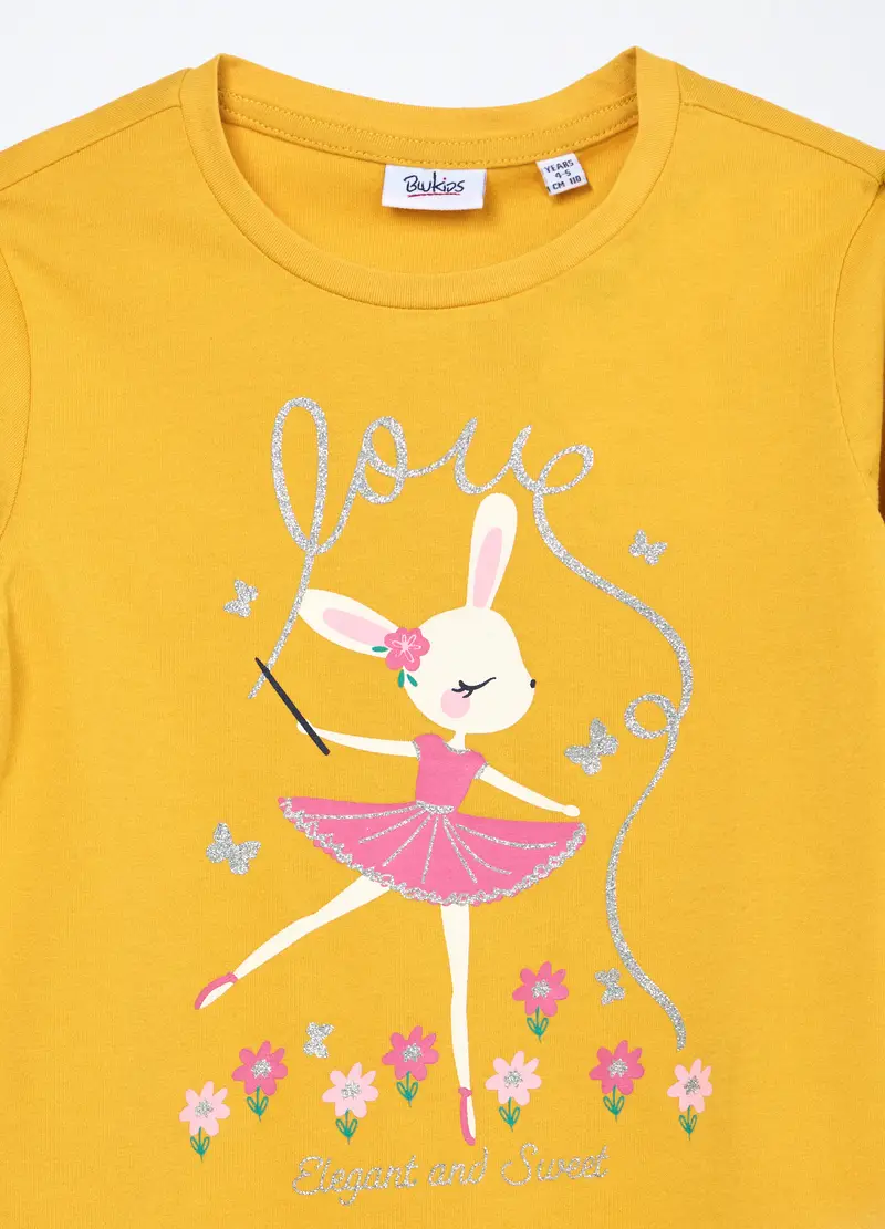 Blukids T-shirt Bambina Giallo 1093967 miniatura 2