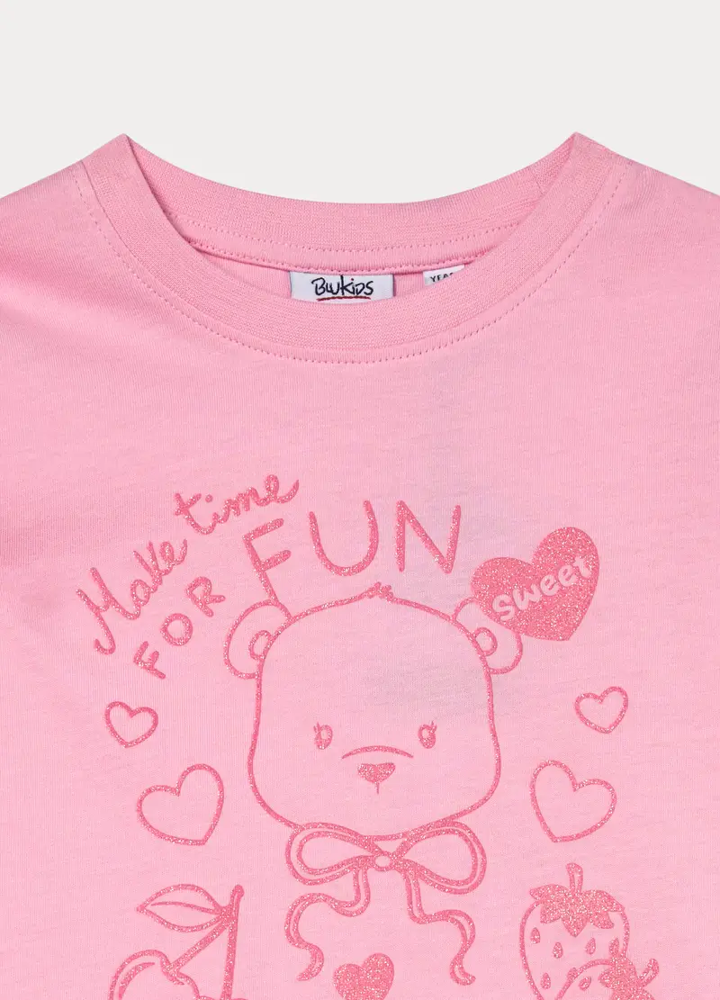Blukids T-shirt Bambina Rosa 4318223 miniatura 3