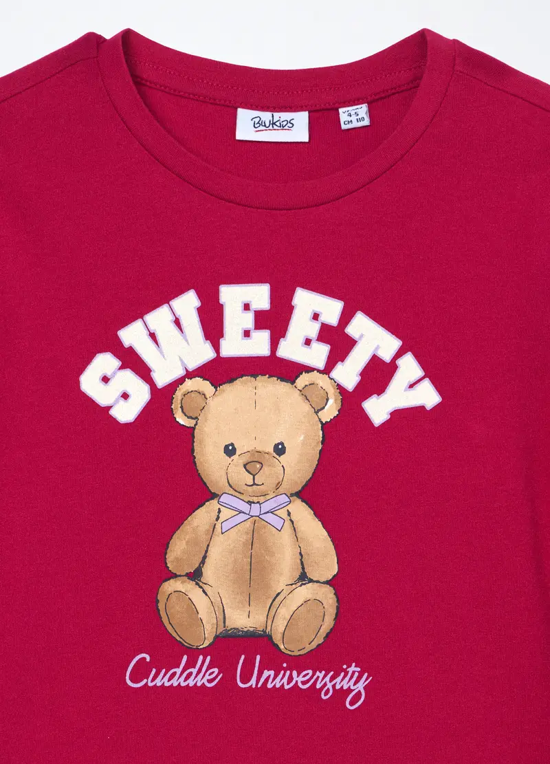 Blukids T-shirt Bambina Rosso 4287685 miniatura 3