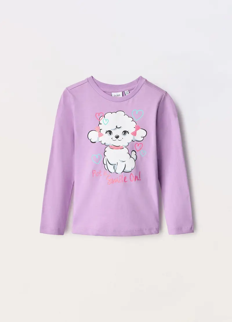 Blukids T-shirt Bambina Viola 965716