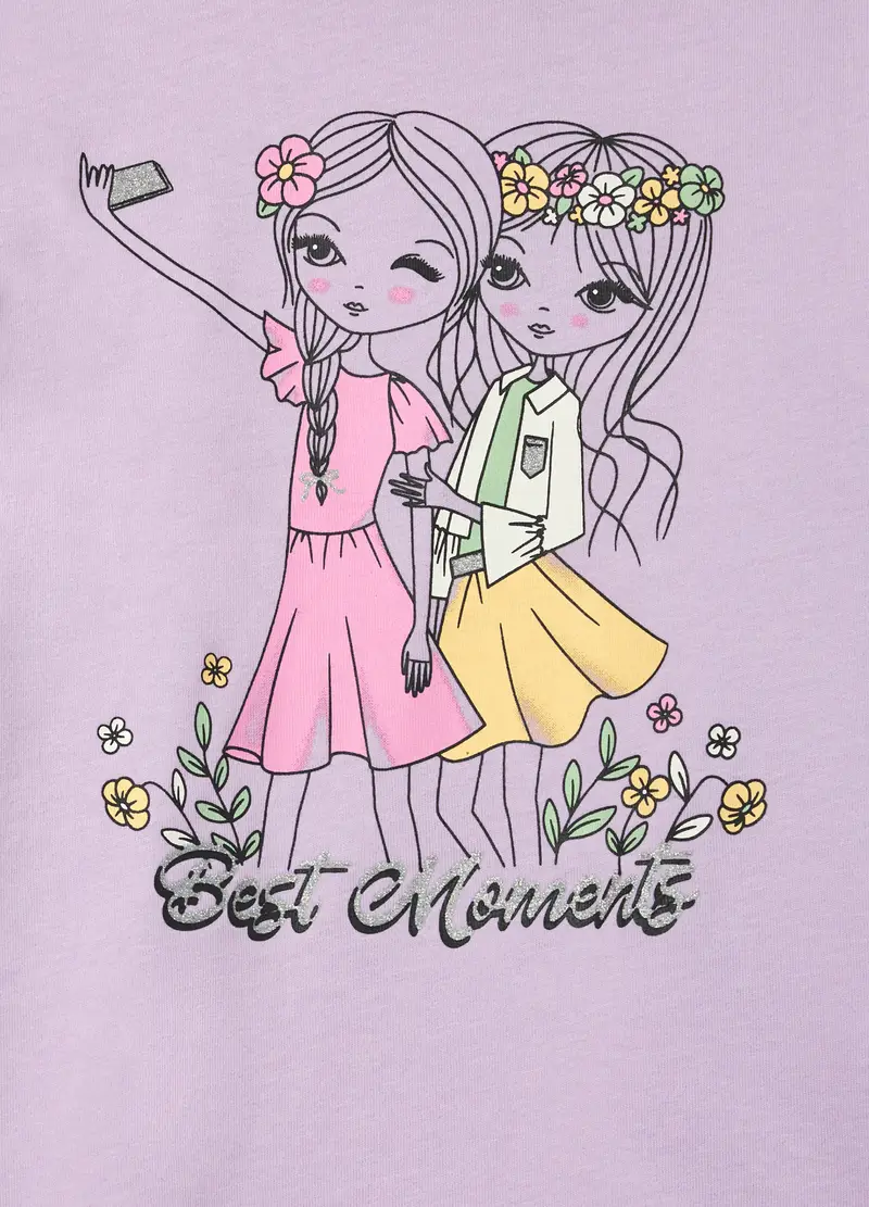 Blukids T-shirt Bambina Viola 4318226 miniatura 3