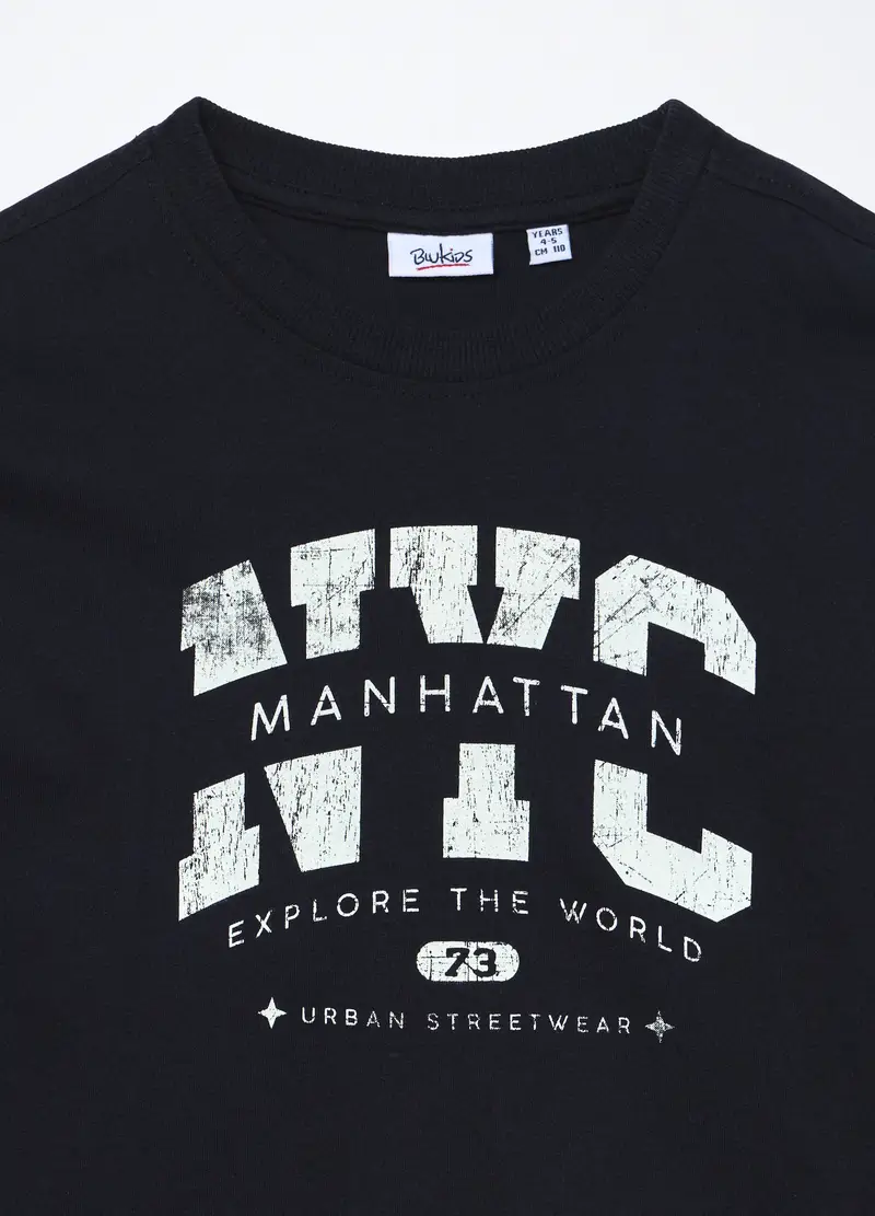 Blukids T-shirt Bambino Blu 4252383 miniatura 3