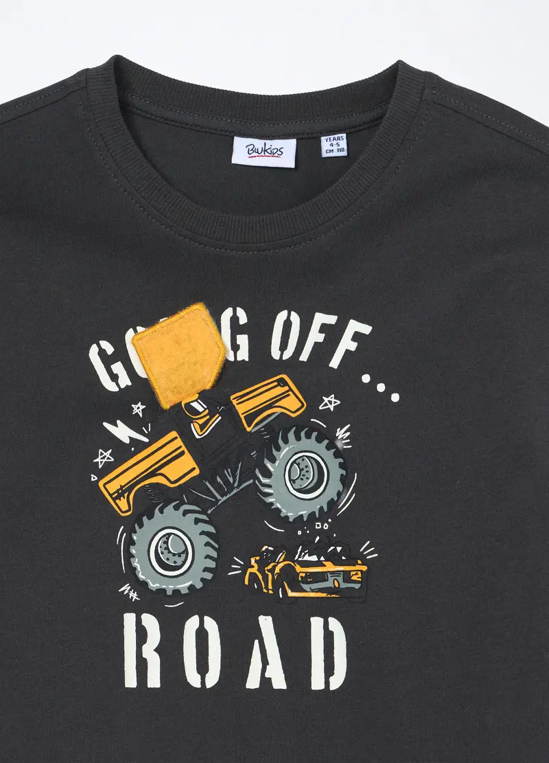 Blukids T-shirt Bambino Grigio 4252386 miniatura 3