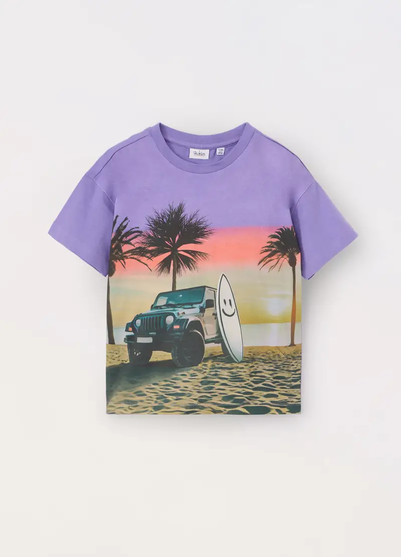 Blukids T-shirt Bambino Lilla 965095