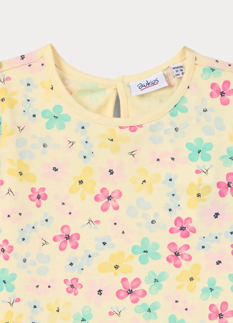 Blukids T-shirt Bambina Beige 4253380 miniatura 3