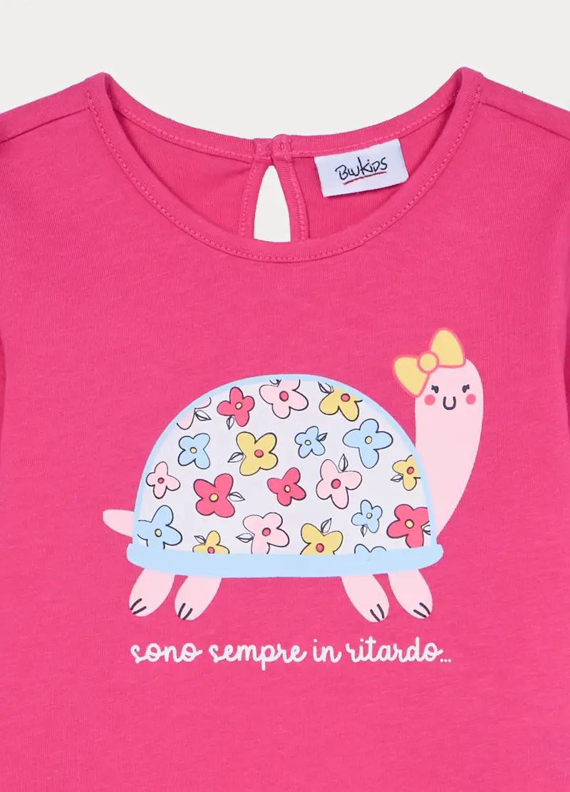 Blukids T-shirt Bambina Rosa 4330902 miniatura 3