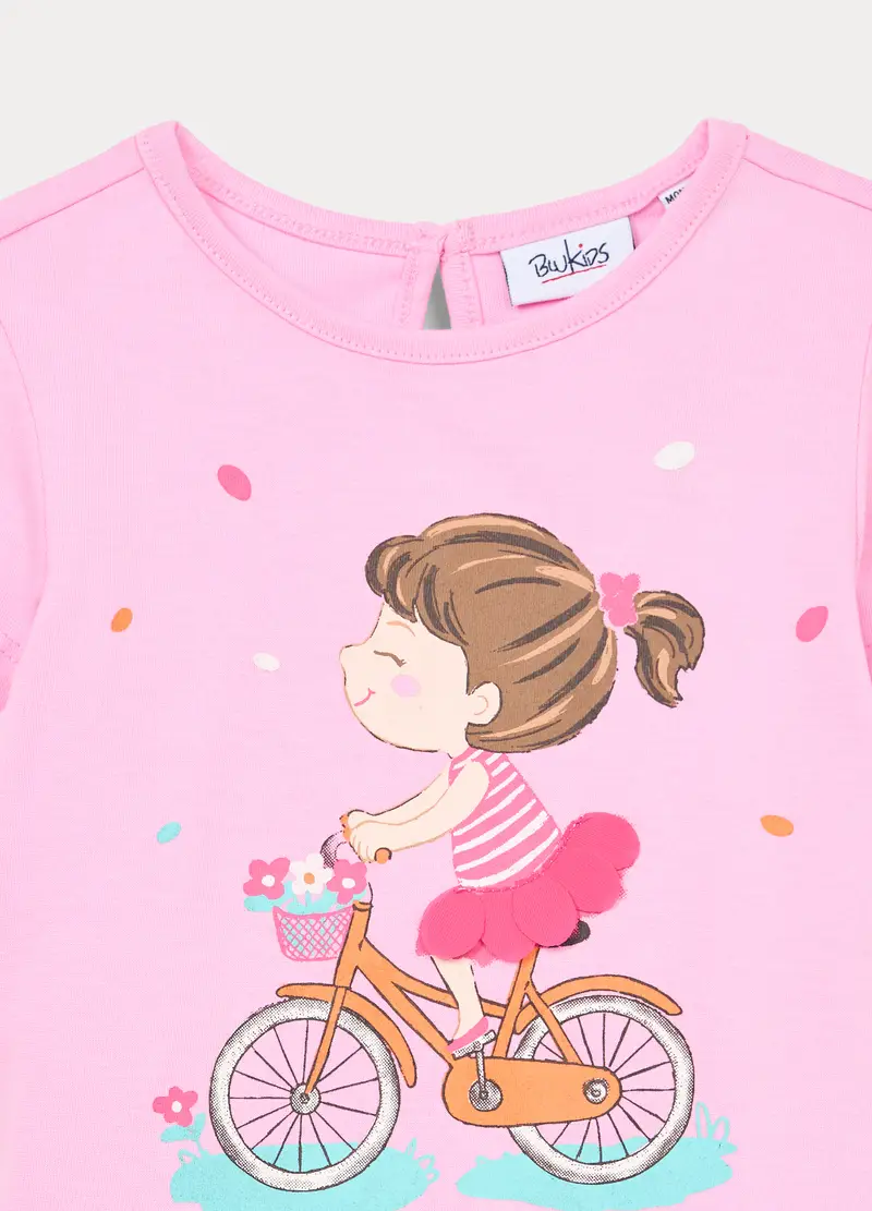 Blukids T-shirt Bambina Rosa 4288386 miniatura 3