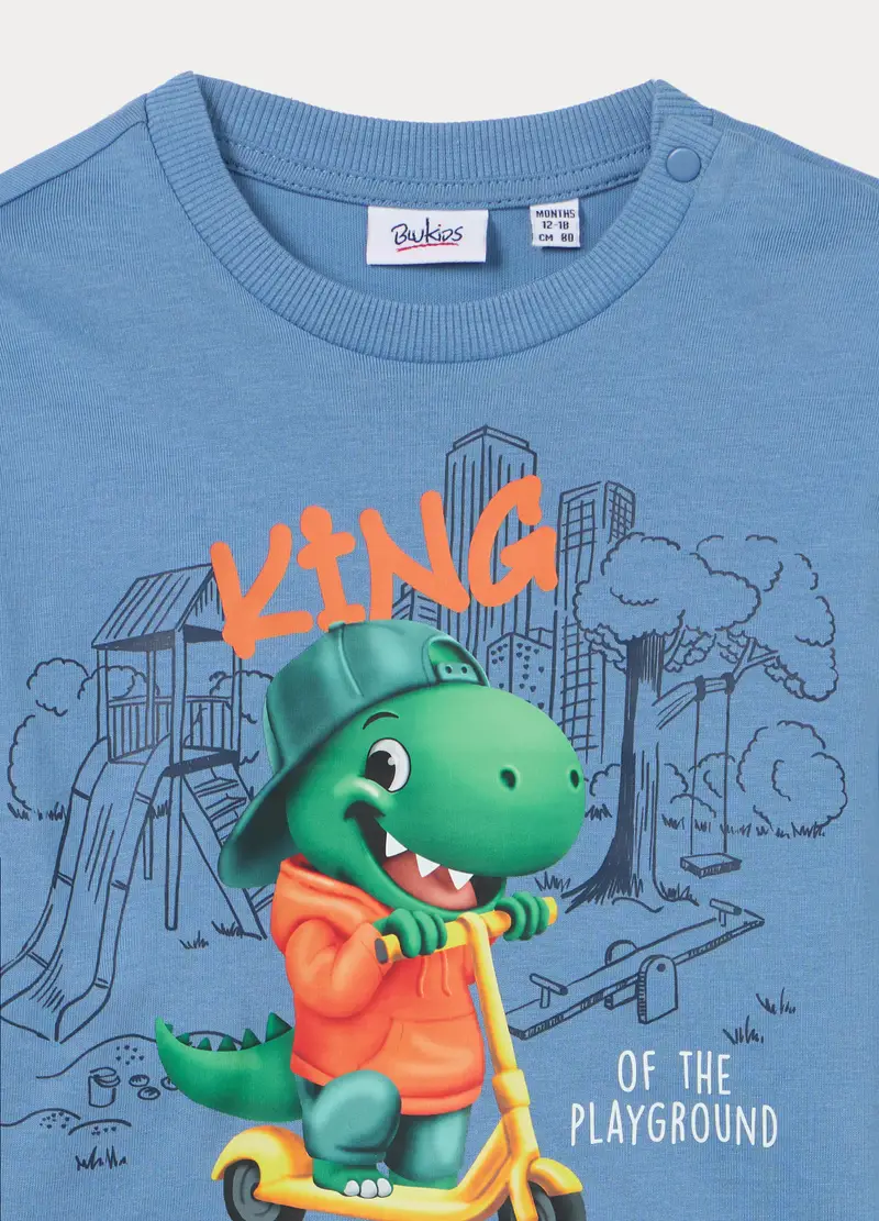 Blukids T-shirt Bambino Azzurro 4223146 miniatura 3