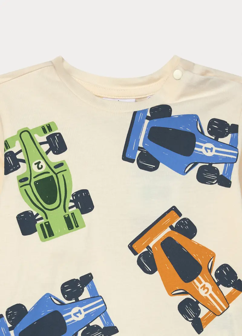 Blukids T-shirt Bambino Beige 4222355 miniatura 3