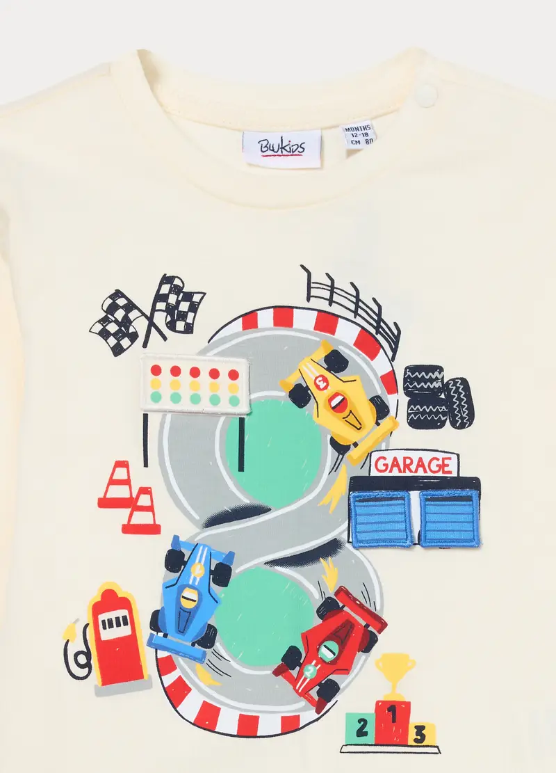 Blukids T-shirt Bambino Bianco 4288304 miniatura 3