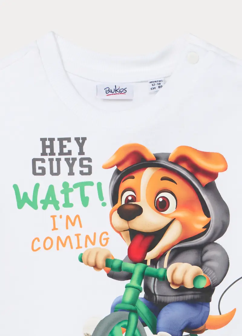 Blukids T-shirt Bambino Bianco 4223147 miniatura 3