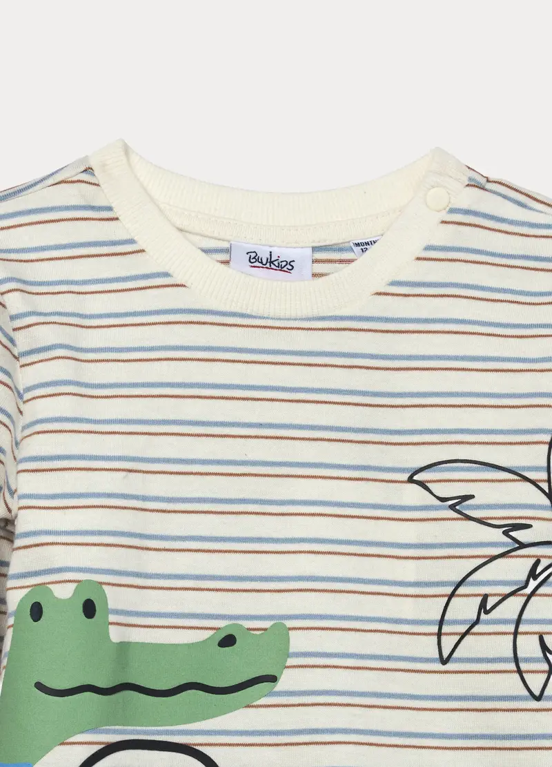 Blukids T-shirt Bambino Bianco 4222033 miniatura 3