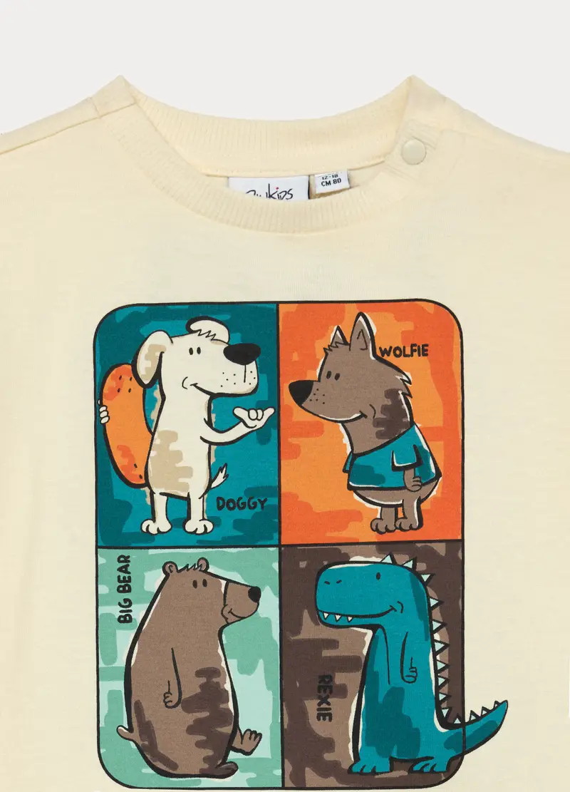 Blukids T-shirt Bambino Bianco 4302799 miniatura 3