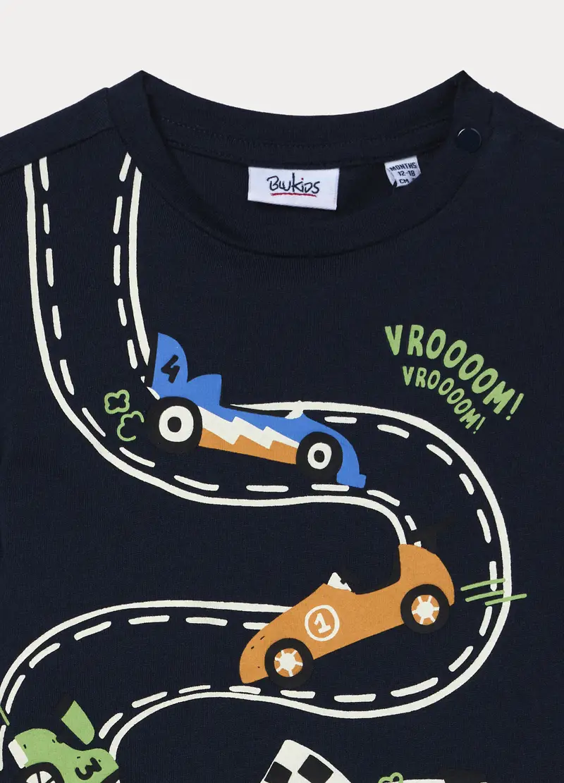 Blukids T-shirt Bambino Blu 4222361 miniatura 3