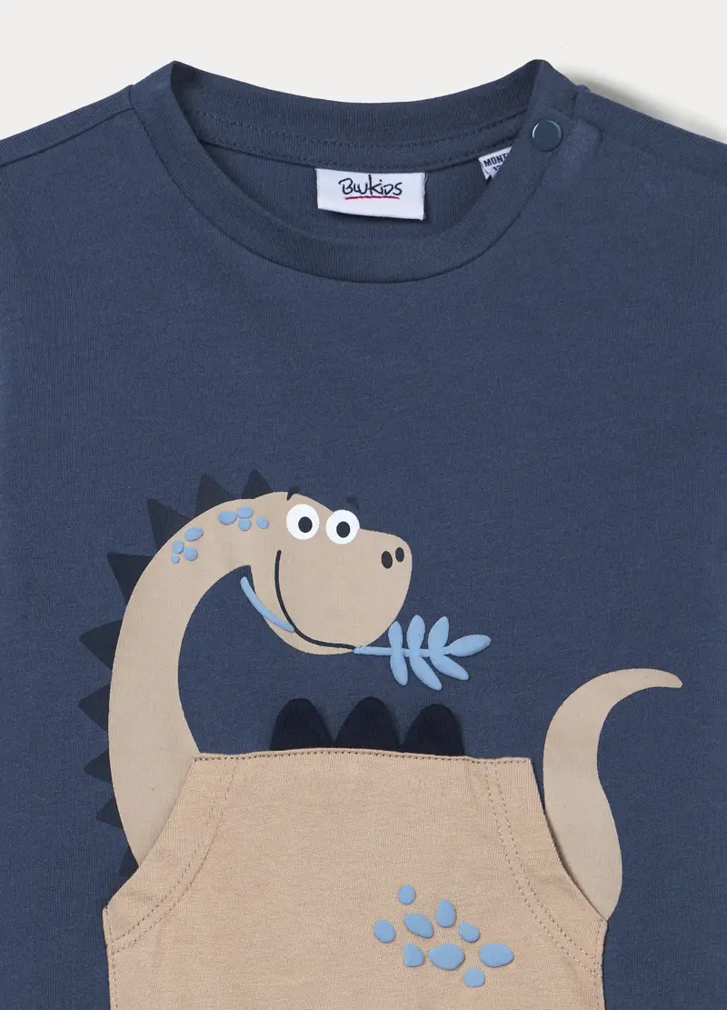 Blukids T-shirt Bambino Blu 4222635 miniatura 3