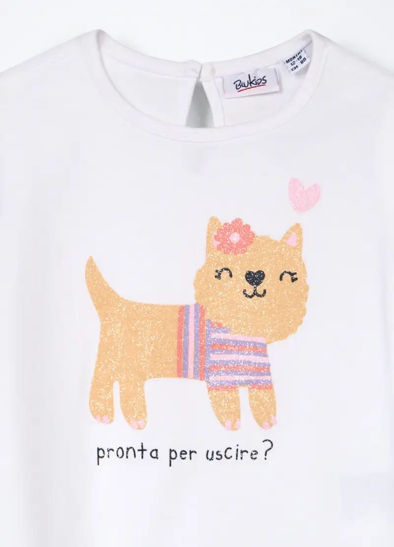 Blukids T-shirt Bambina Bianco 4254678 miniatura 3