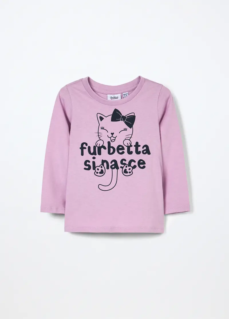 Blukids T-shirt Bambina Viola 4251675
